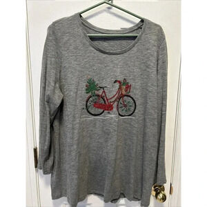 Women’s Christmas Tshirt Catherine’s 14 16 W‎
